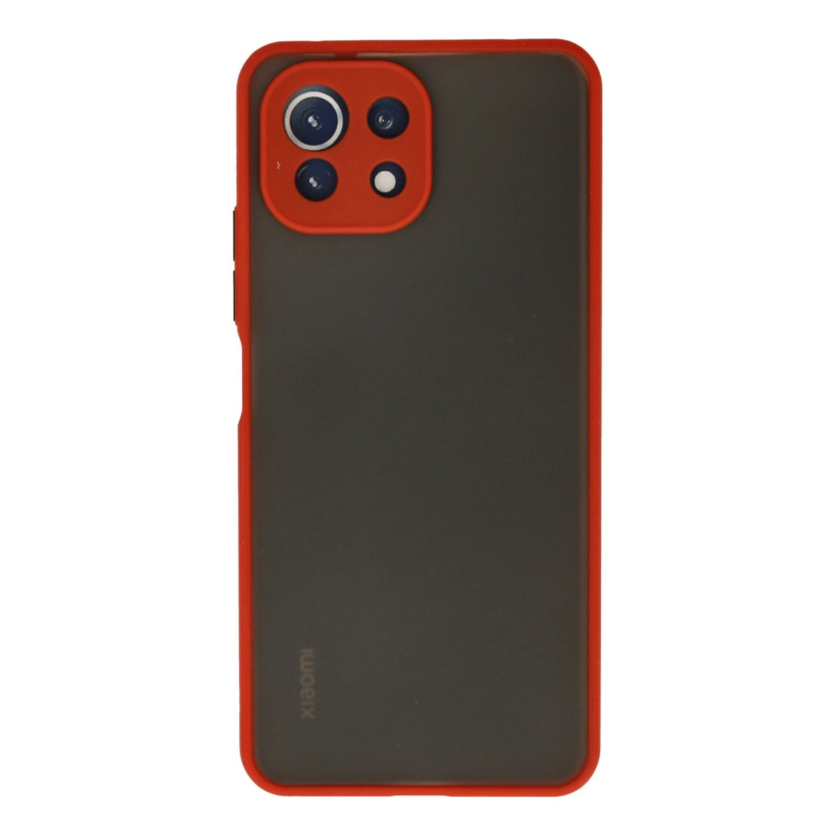 NEWFACE Xiaomi Mi 11 Lite Uyumlu Montreal Silikon Kapak Telefon Kılıfı Kırmızı