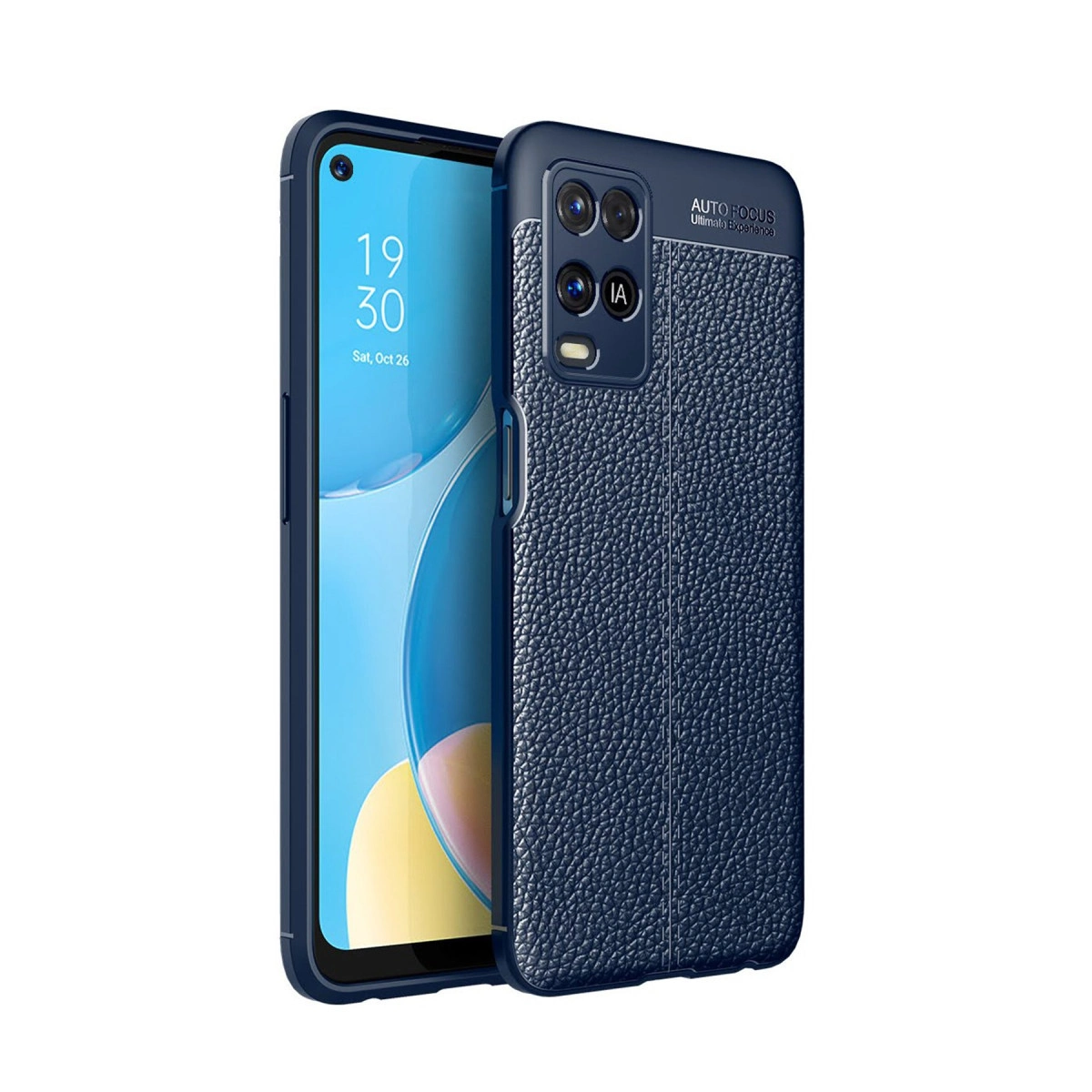 NEWFACE Oppo A54 4G Uyumlu Auto Focus Kapak Telefon Kılıfı Lacivert