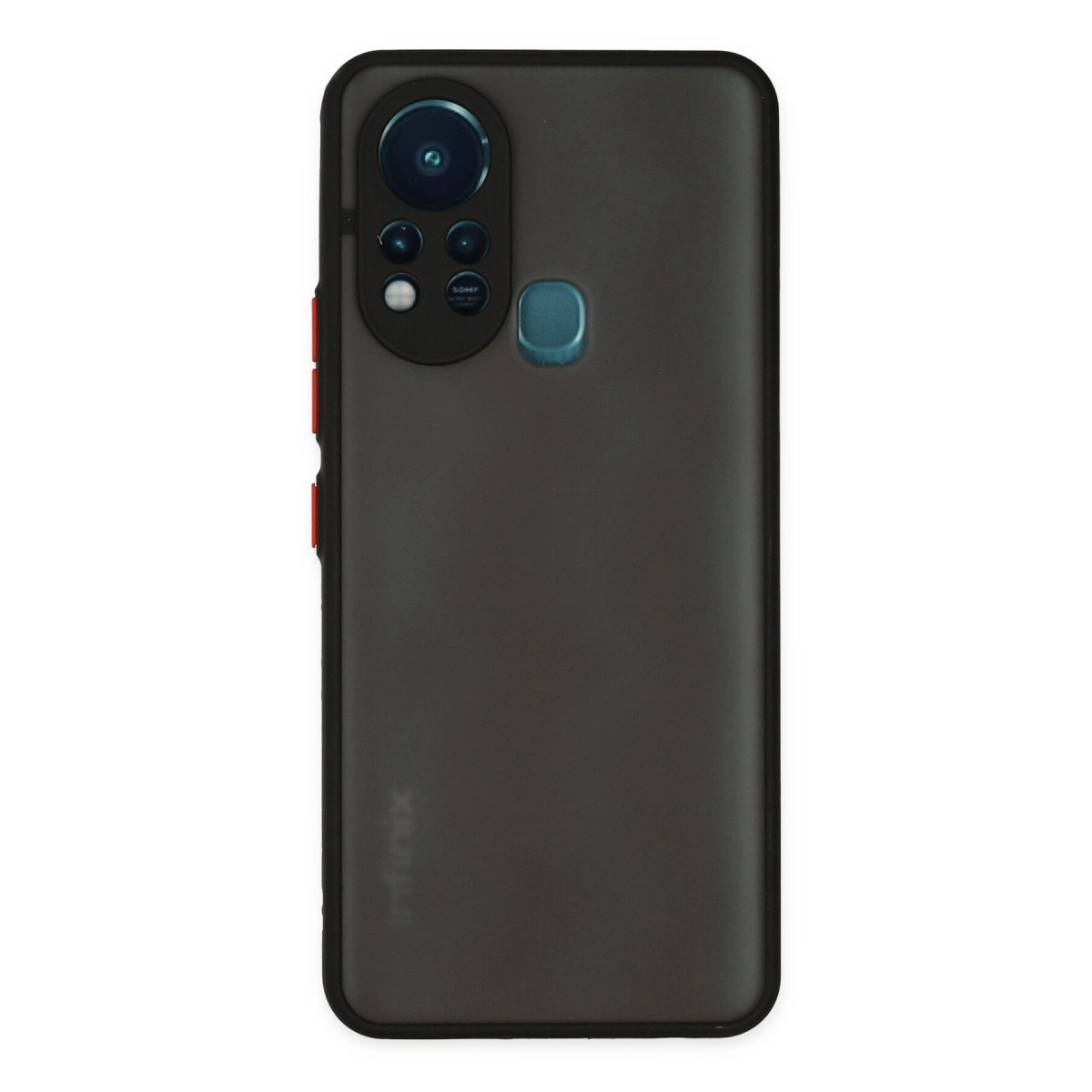 NEWFACE İnfinix Hot 11s Uyumlu Montreal Silikon Kapak Telefon Kılıfı Siyah