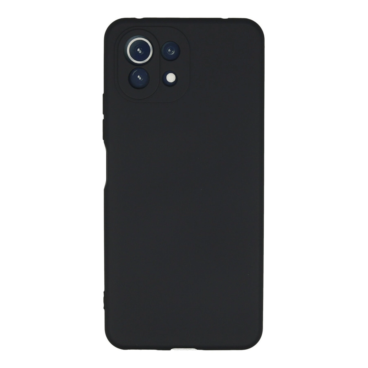 NEWFACE Xiaomi Mi 11 Lite Uyumlu Nano İçi Kadife Silikon Telefon Kılıfı Lacivert