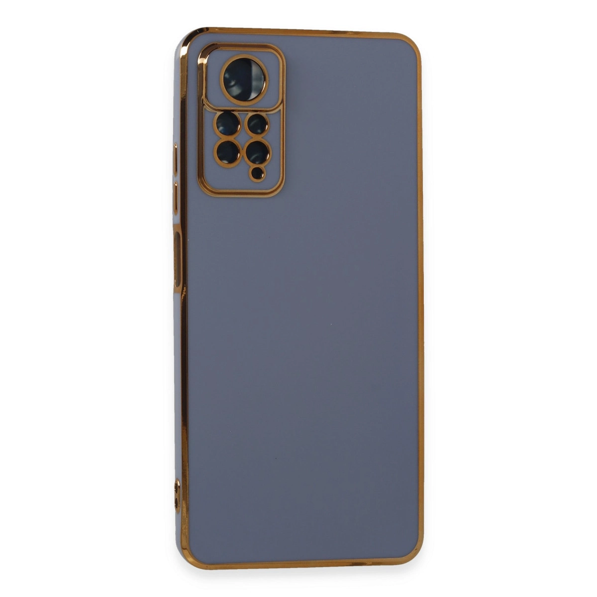 NEWFACE Xiaomi Redmi Note 11 Pro Uyumlu Volet Silikon Telefon Kılıfı Mavi