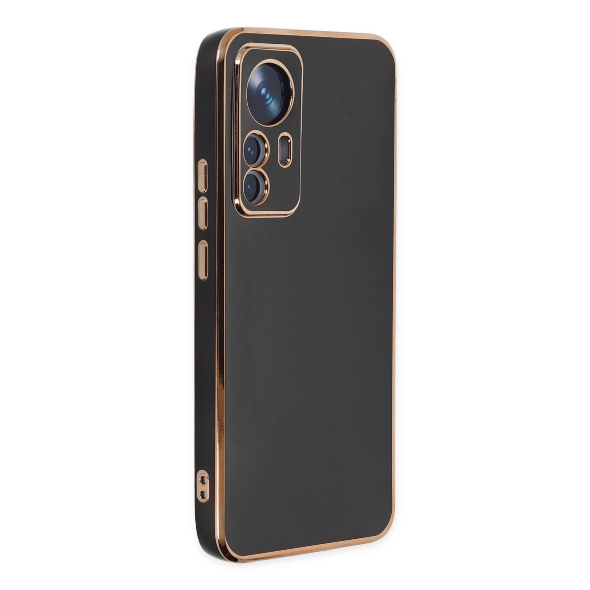 NEWFACE Xiaomi Mi 12t Pro Uyumlu Volet Silikon Telefon Kılıfı Siyah
