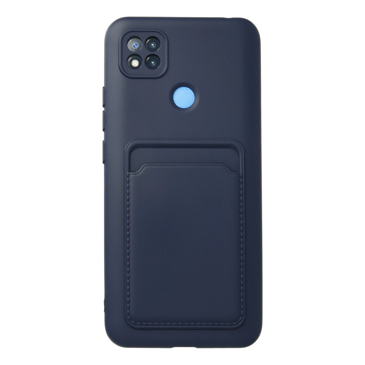 NEWFACE Xiaomi Redmi 9c Uyumlu Kelvin Kartvizitli Silikon Telefon Kılıfı Lacivert