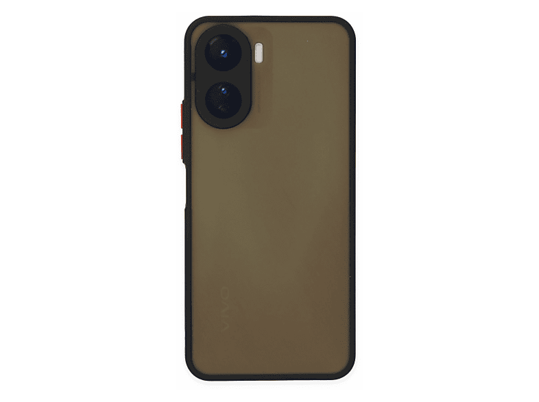 NEWFACE Vivo Y16 Uyumlu Montreal Silikon Kapak Telefon Kılıfı Siyah