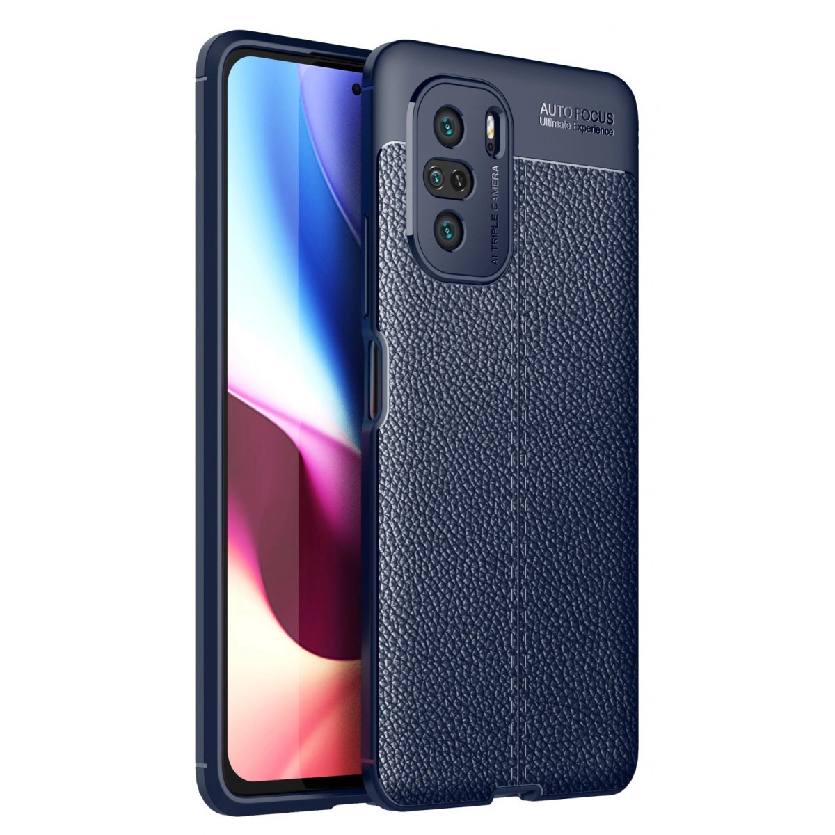 NEWFACE Xiaomi Poco F3 Uyumlu Auto Focus Kapak Telefon Kılıfı Lacivert