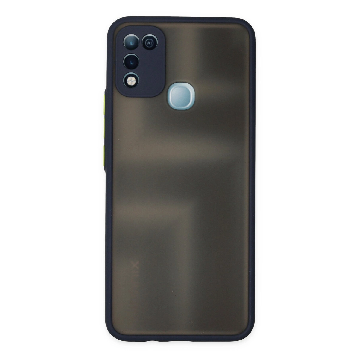 NEWFACE Infinix Hot 10 Play Uyumlu Montreal Silikon Kapak Telefon Kılıfı Lacivert