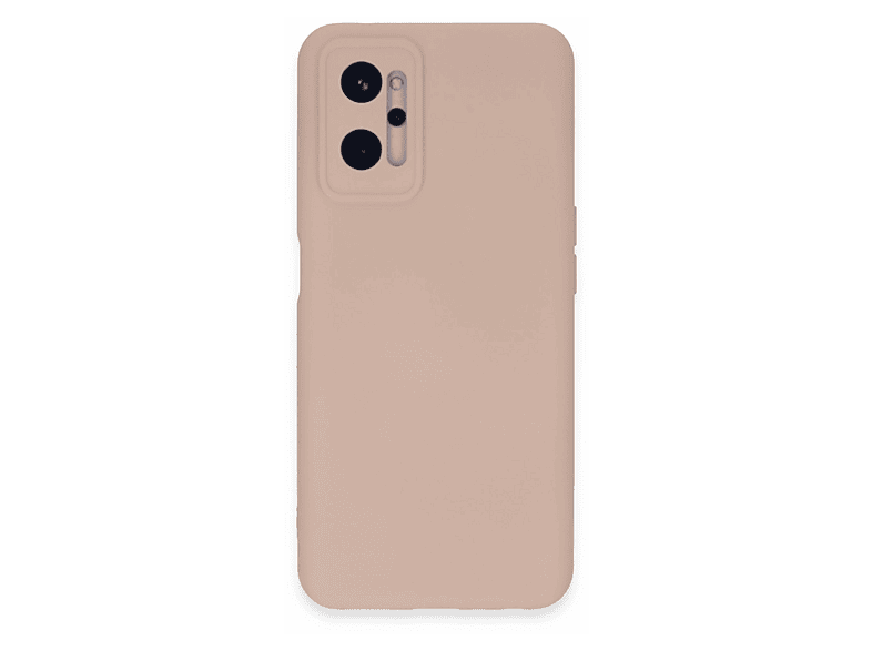 NEWFACE Realme 9i 4G Uyumlu Nano İçi Kadife Silikon Telefon Kılıfı Pudra
