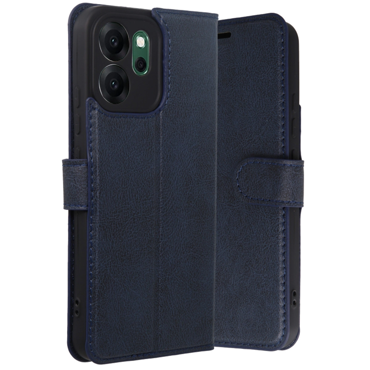 NEWFACE Oppo Reno 14F Trend S Plus Uyumlu Kapaklı Telefon Kılıfı Lacivert