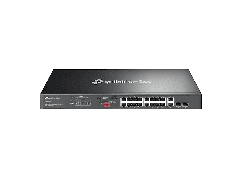 TP-LINK Omada RR DS1018GMP 250W PoE 16 Switch Siyah