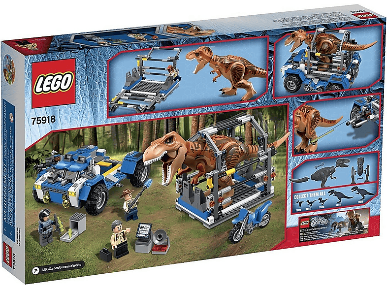 LEGO Jurassic World T. Rex Tracker 75918 Fiyat & Özellik | MediaMarkt