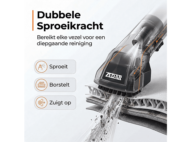 ZEDAR C600 Vlekkenreiniger Zwart | MediaMarkt