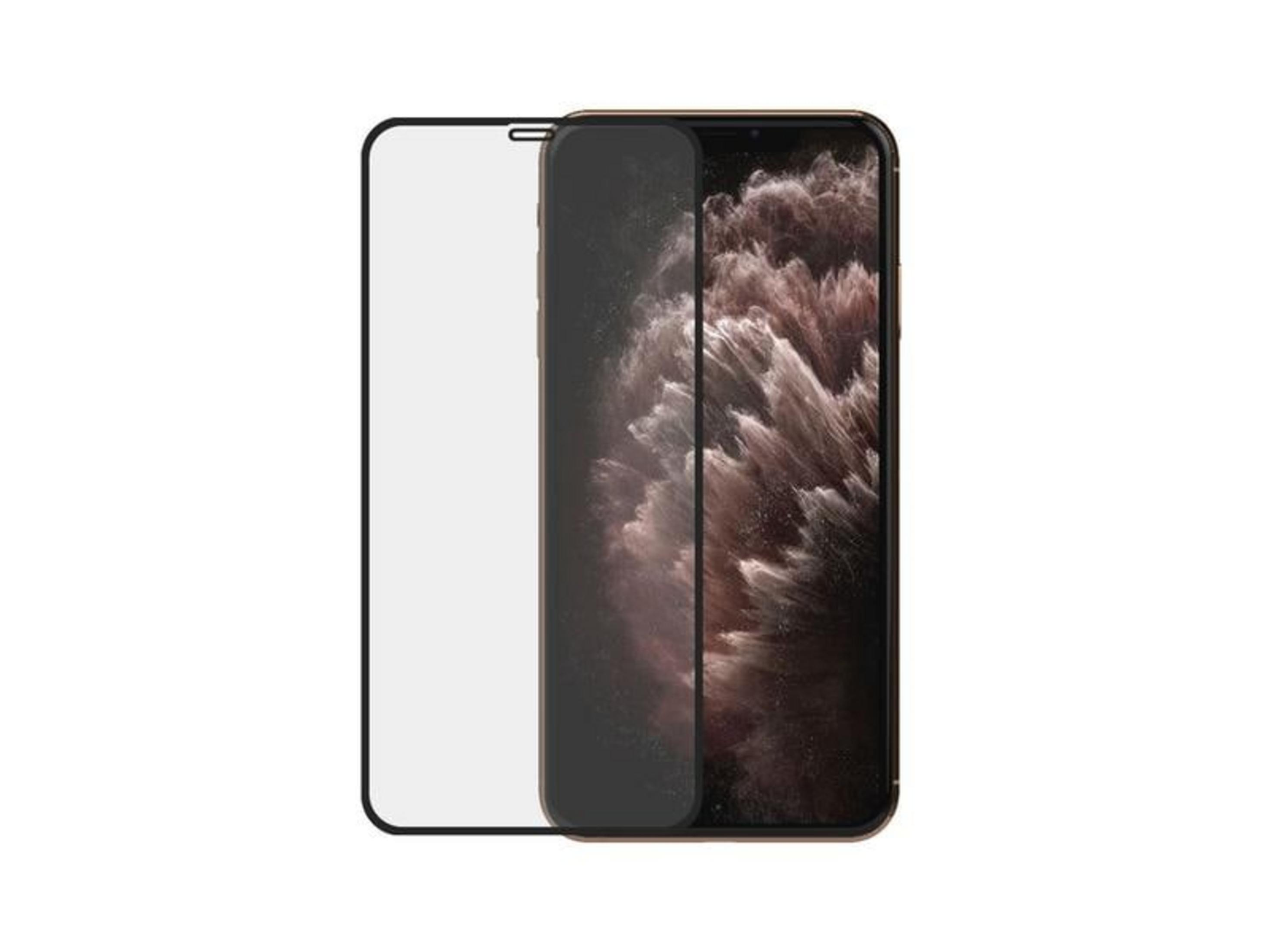 Una protezione per schermo privacy nera per smartphone.