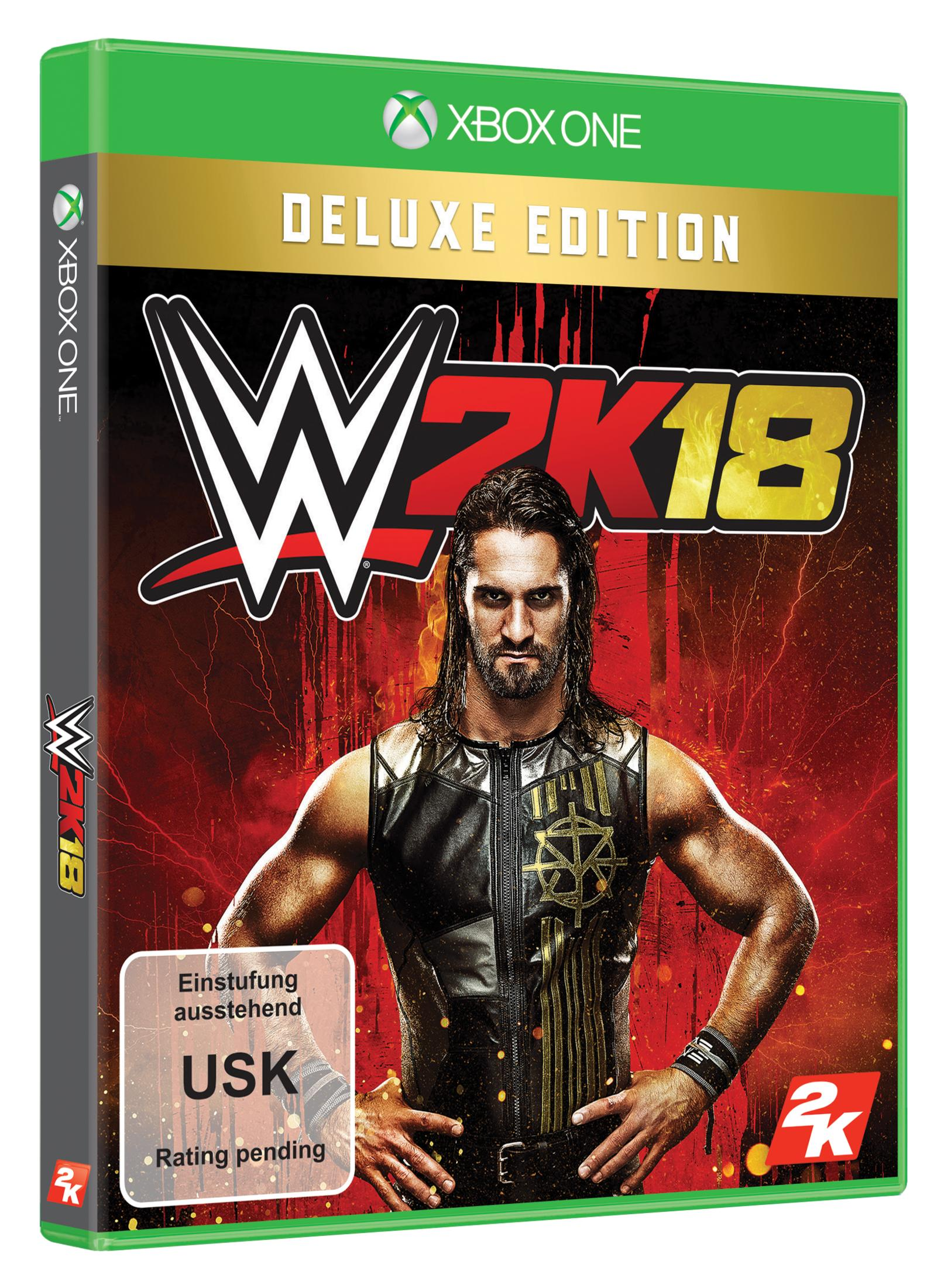 WWE 2K18 Deluxe Edition für Xbox One mit Seth Rollins. USK Rating pending.