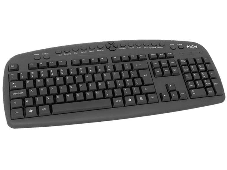 FRISBY FK-130EU İngilizce Q Usb Kablolu Klavye Siyah
