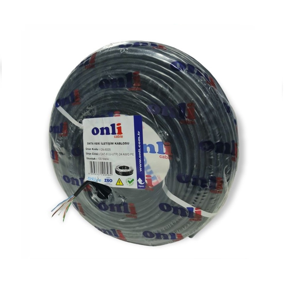 ONLI KABLO Cat6 Kablo 24AWG 100mt Outdoor Kablo