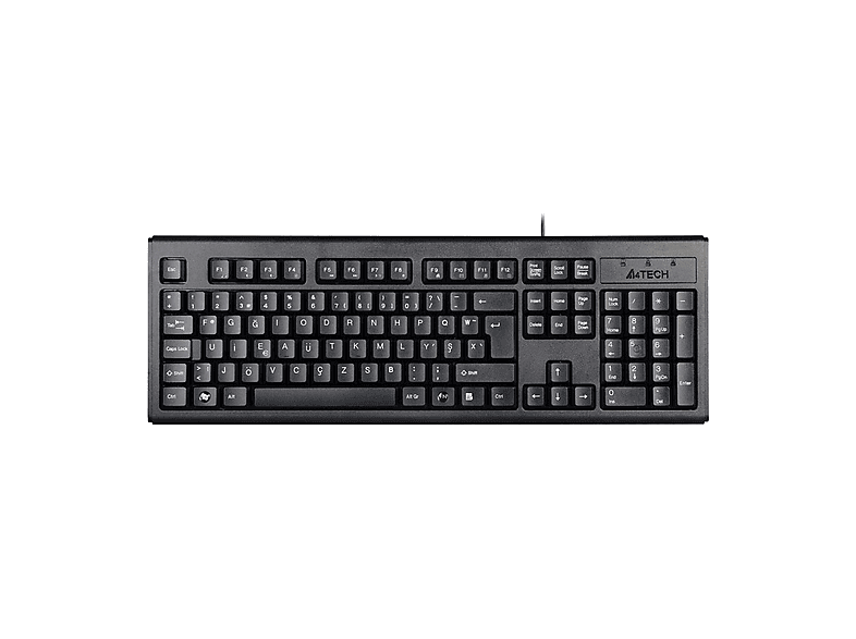 A4TECH USB F Türkçe Standart Kablolu Klavye Siyah
