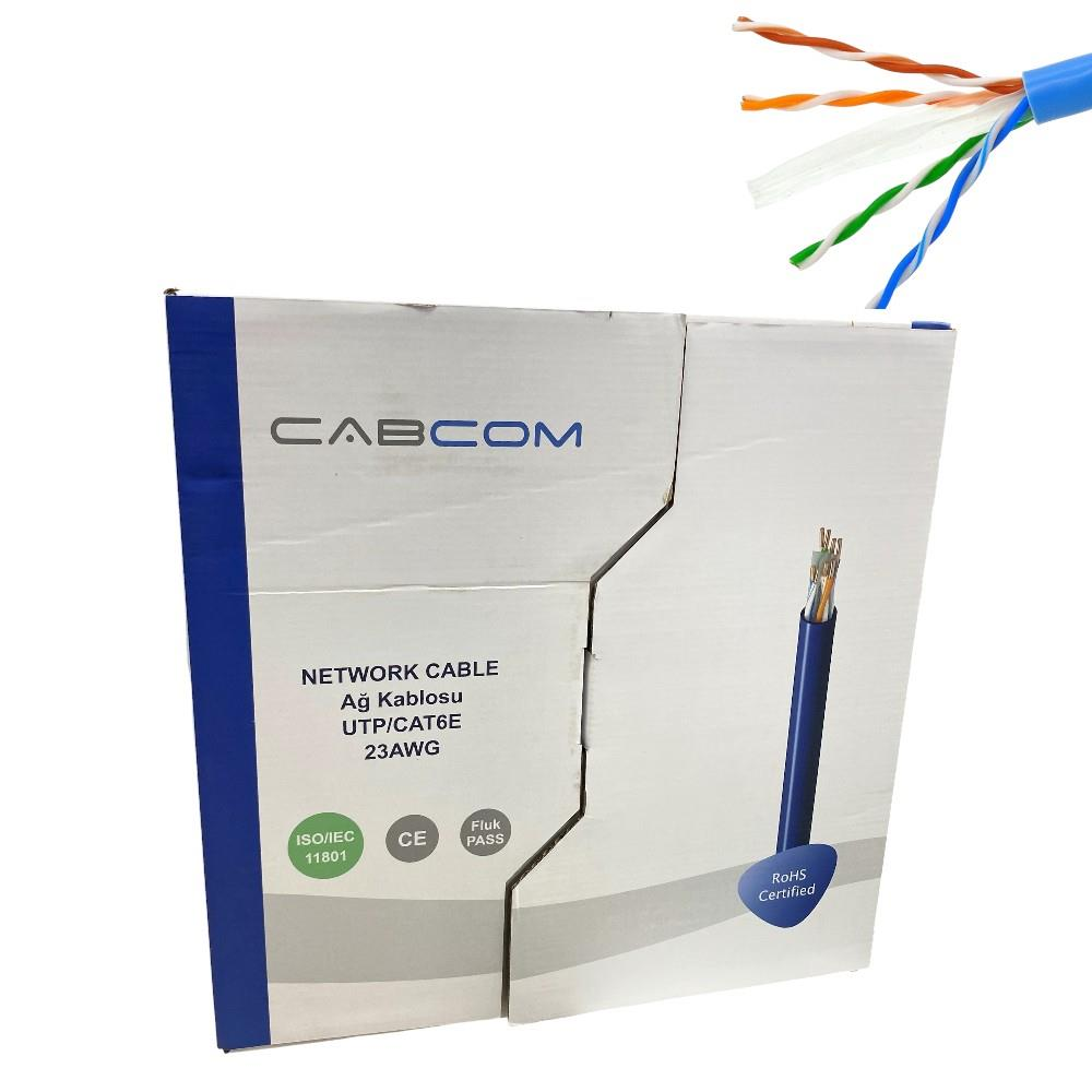 CABCOM CAT6 23AWG 305Mt UTP-LZSH  Kutulu Network Kablosu