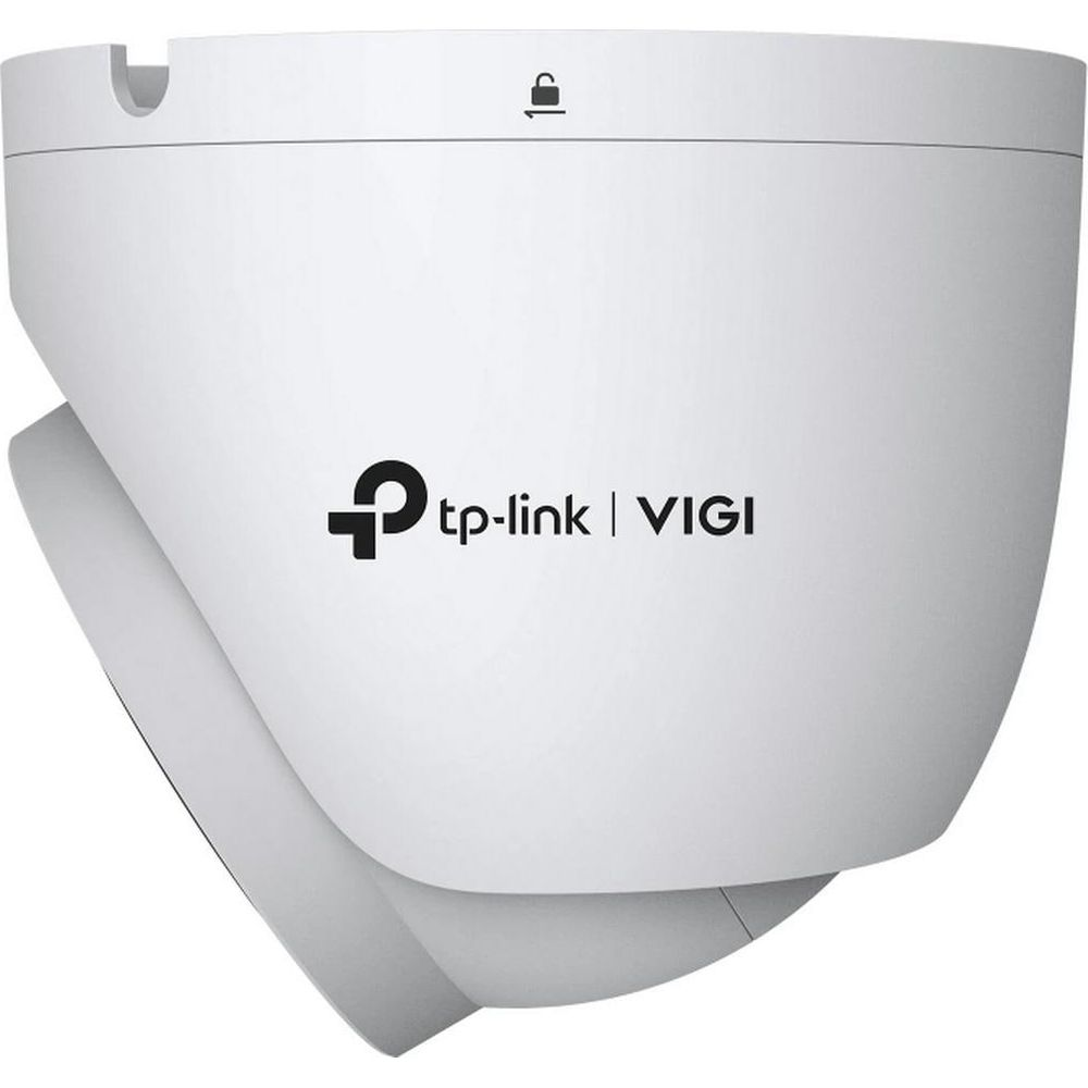 Biała kamera bezpieczeństwa z logo TP-Link VIGI.