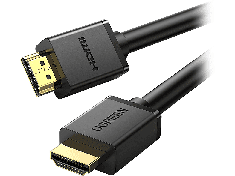 UGREEN UHD 4K Yüksek Hızlı 15 Metre 10111 Ethernet ve HDMI Kablosu Siyah