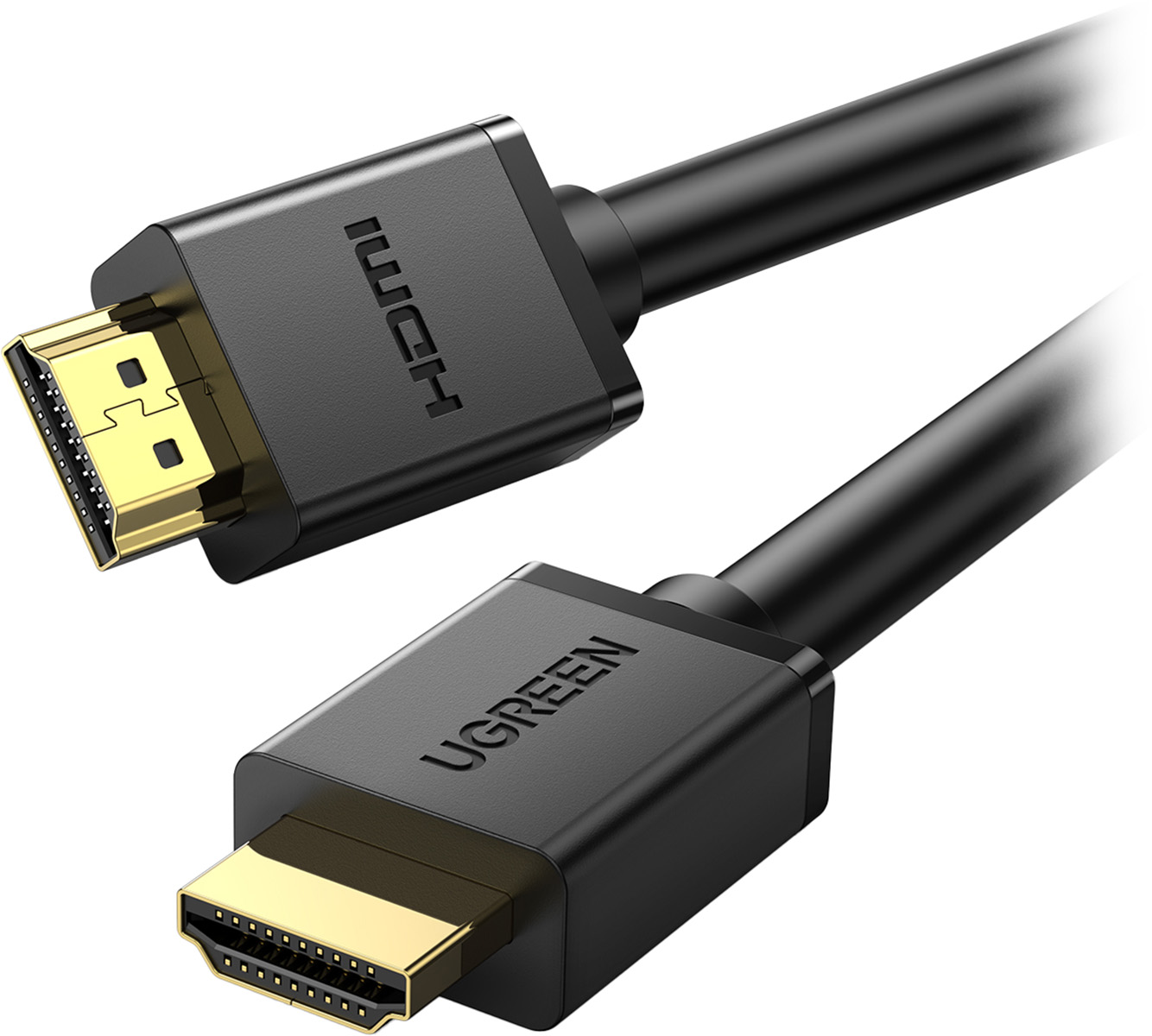 UGREEN UHD 4K Yüksek Hızlı  15 Metre 10111 Ethernet ve HDMI Kablosu Siyah