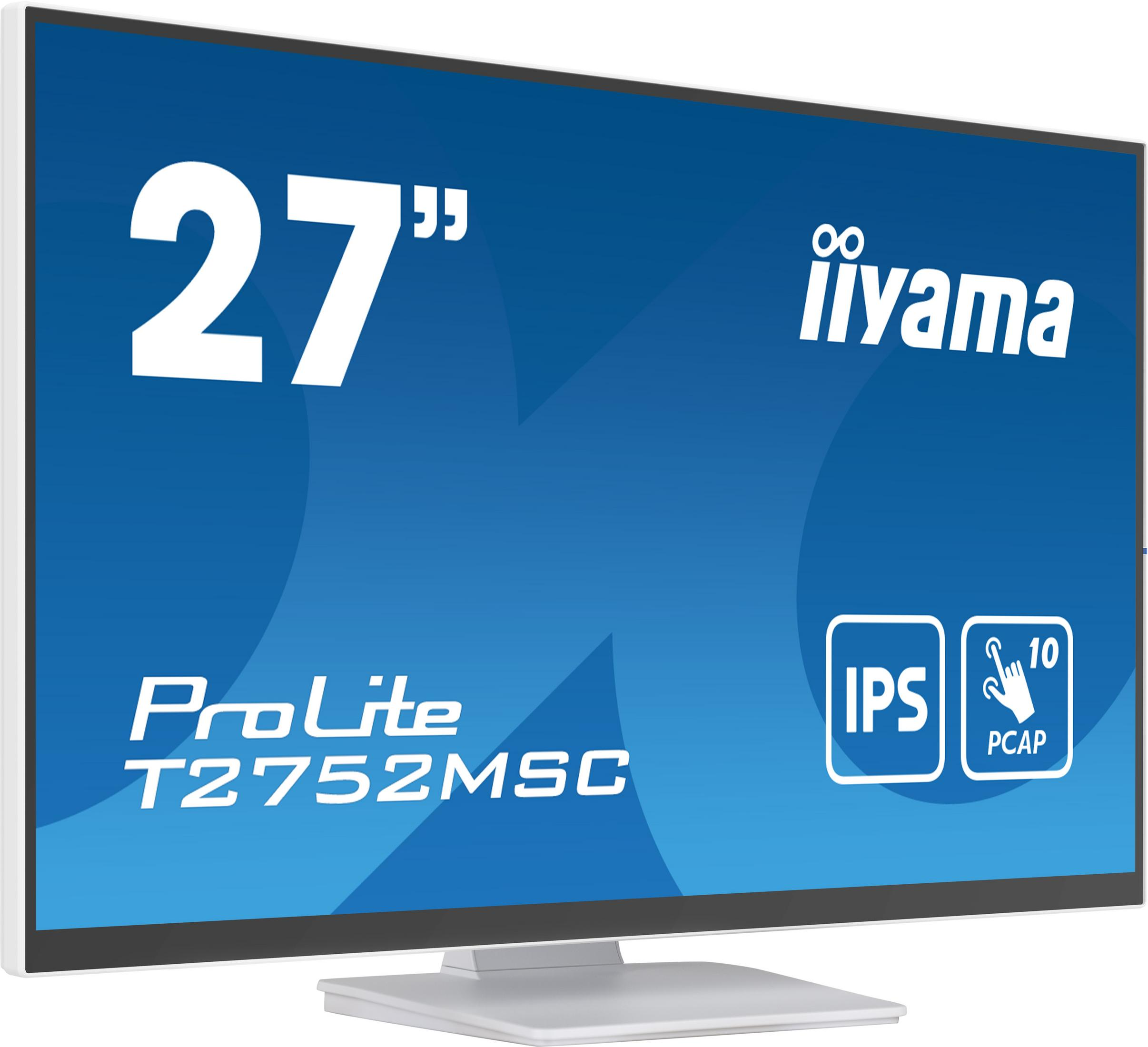 Monitor Iiyama ProLite de 27 pulgadas con IPS y táctil PCAP.