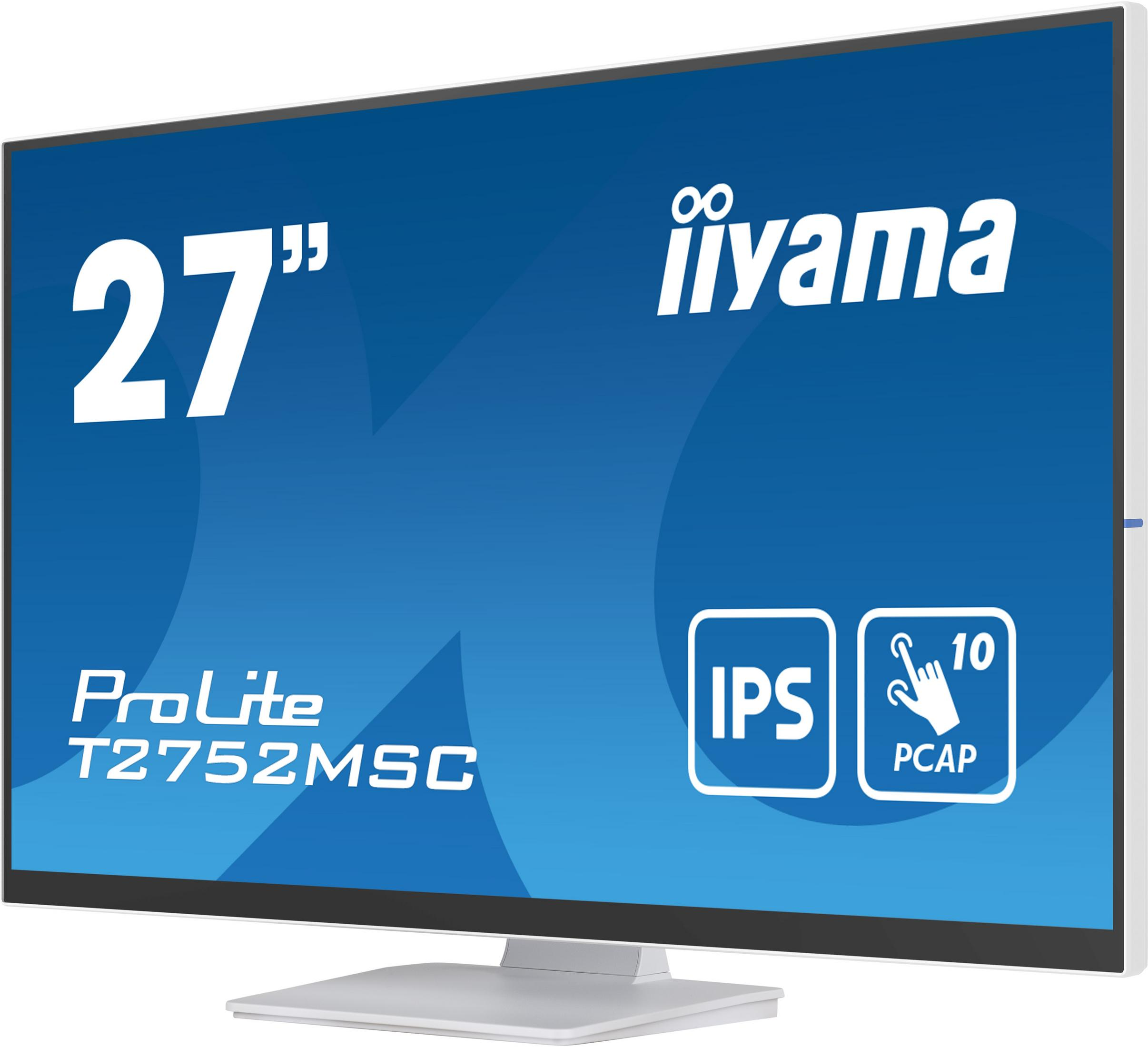 Monitor iiyama de 27 pulgadas con ProLite T2752MSC, IPS y PCAP.