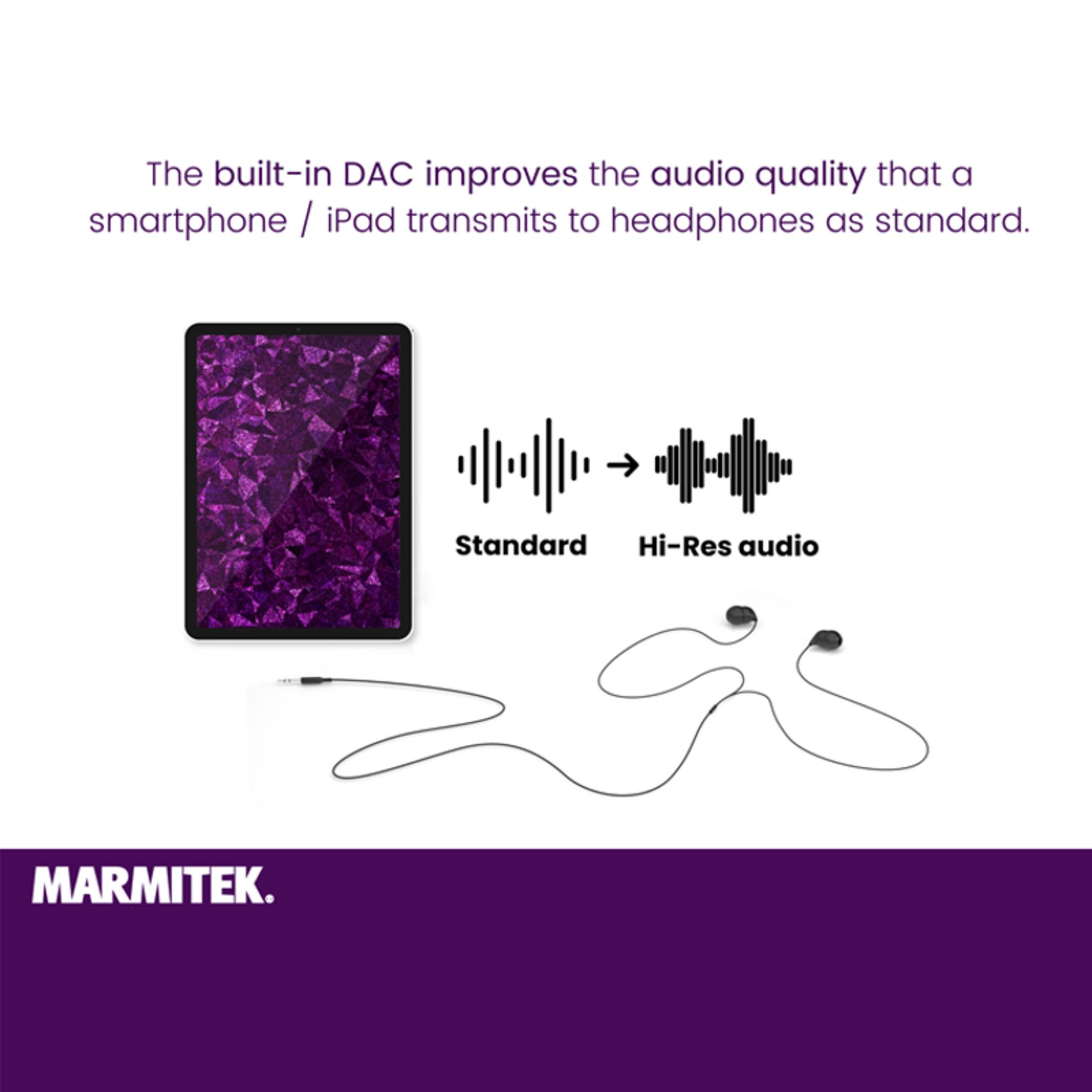 Uno smartphone/iPad con auricolari. Audio standard vs. Hi-Res.