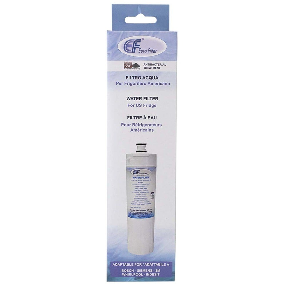Verpackung für einen Wasserfilter für US-Kühlschränke.