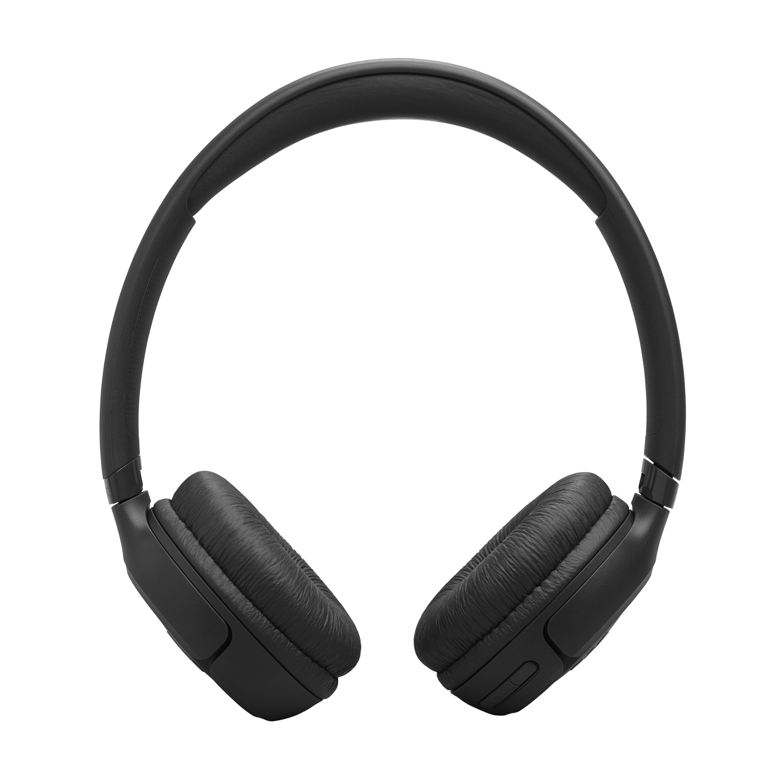 Schwarze Over-Ear-Kopfhörer mit gepolsterten Ohrmuscheln, auf weißem Hintergrund.