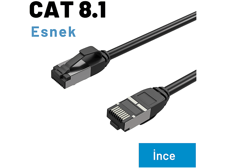 IRENIS CAT-8 İnce Esnek FTP LSNH Ethernet CAT8 ince esnek kablo