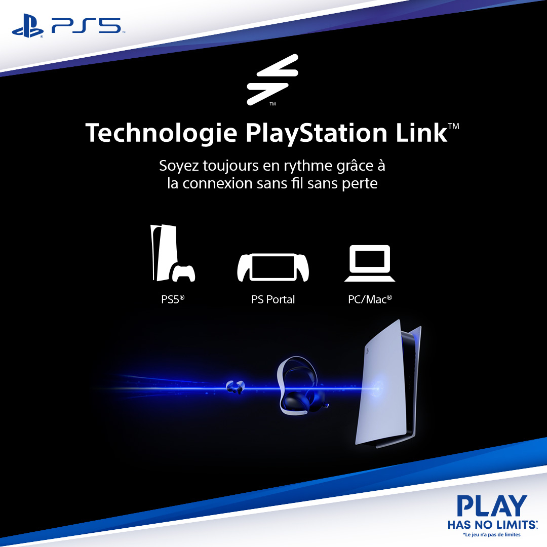 Technologia PlayStation Link bezprzewodowo łączy PS5, PS Portal i PC/Mac.