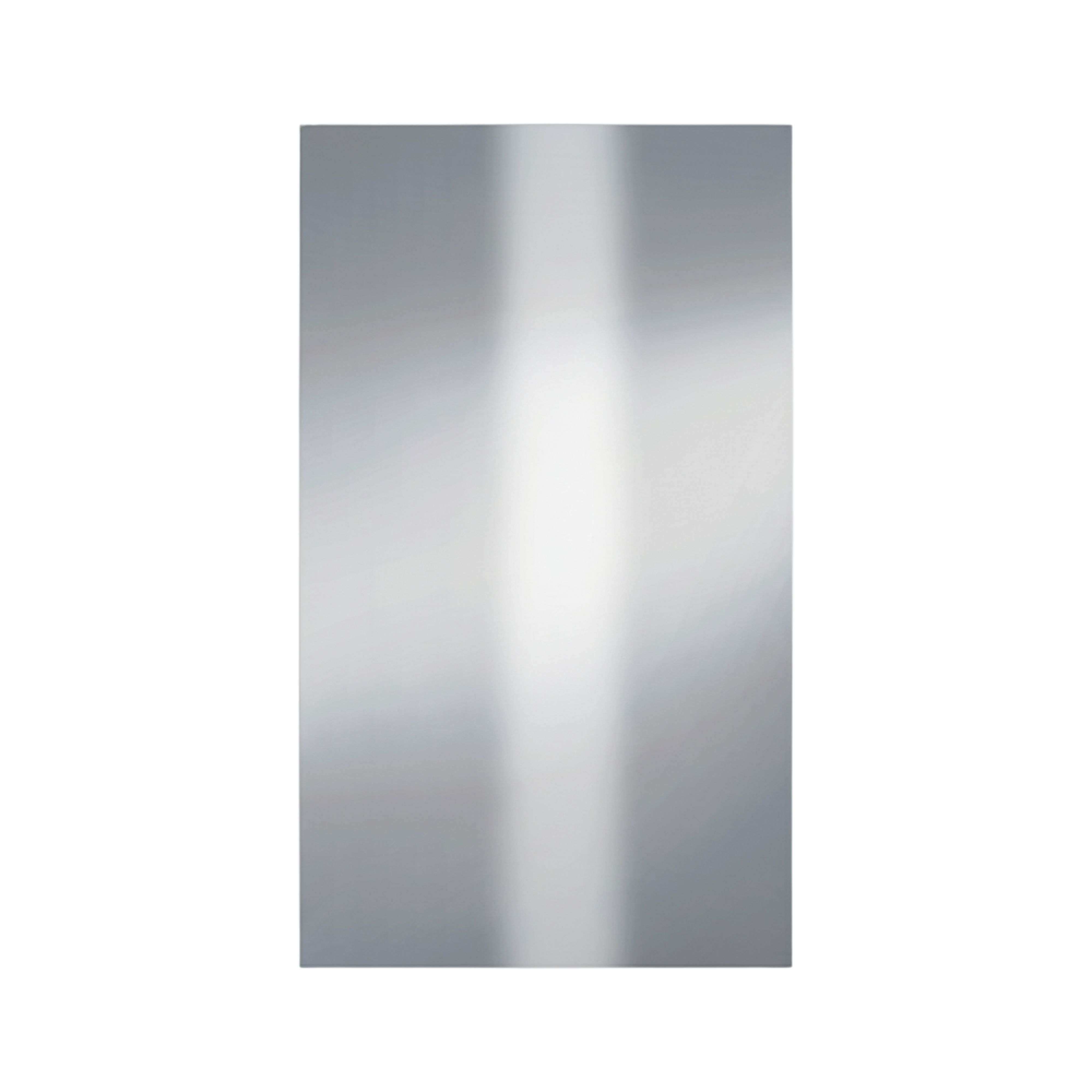 Rectángulo gris con una franja vertical de luz.