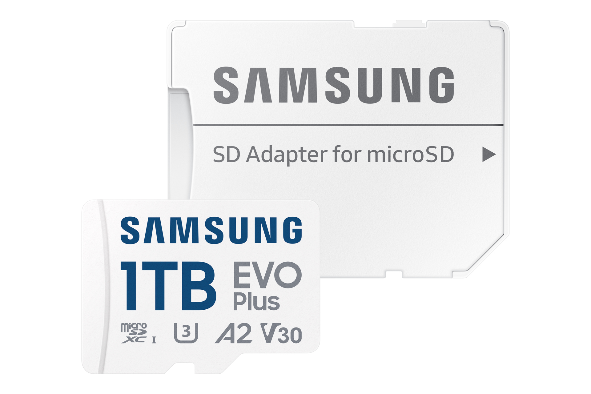 Karta microSDXC Samsung 1TB z adapterem SD. EVO Plus, A2, V30.