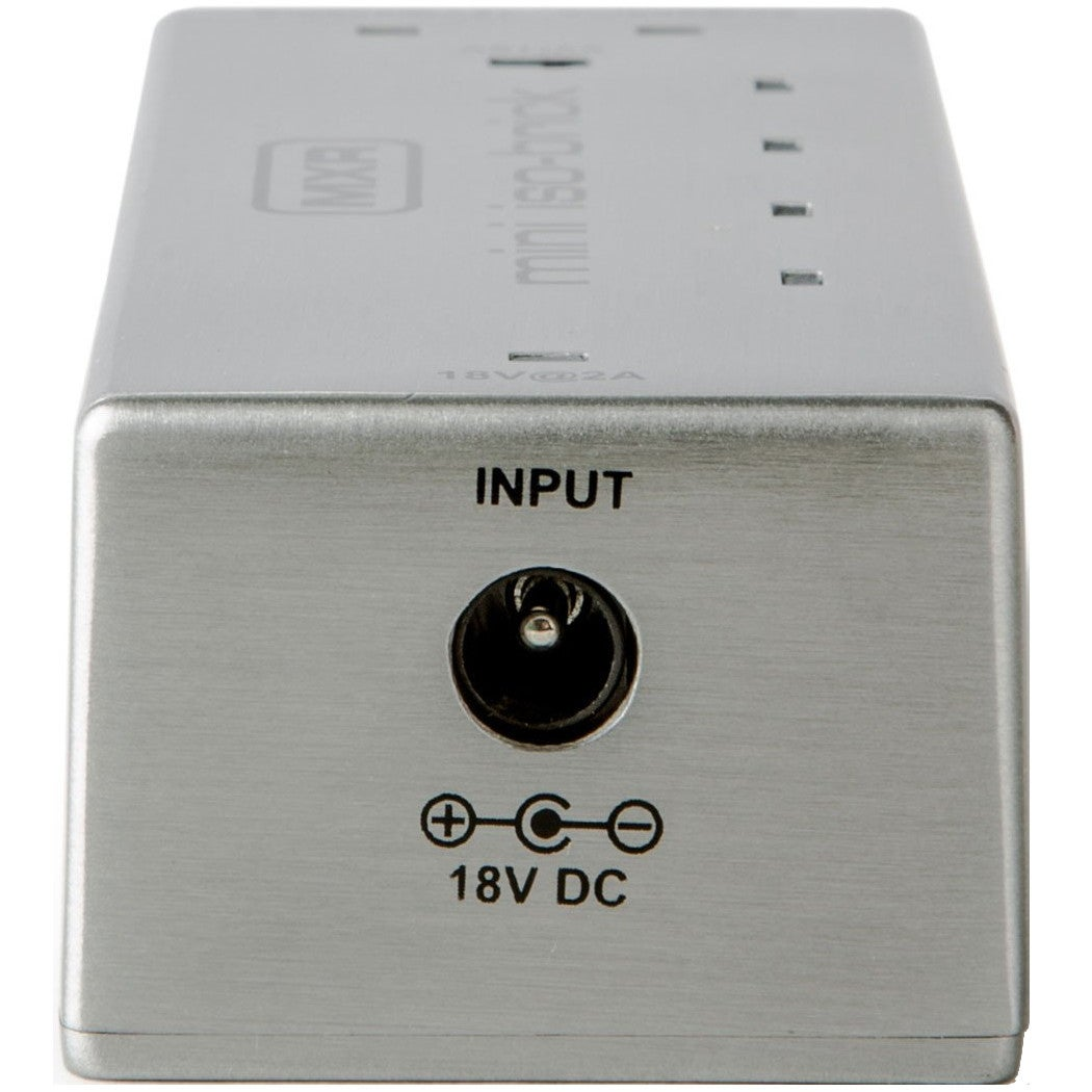 Zilverkleurige MXR Mini Iso-Brick voeding met 