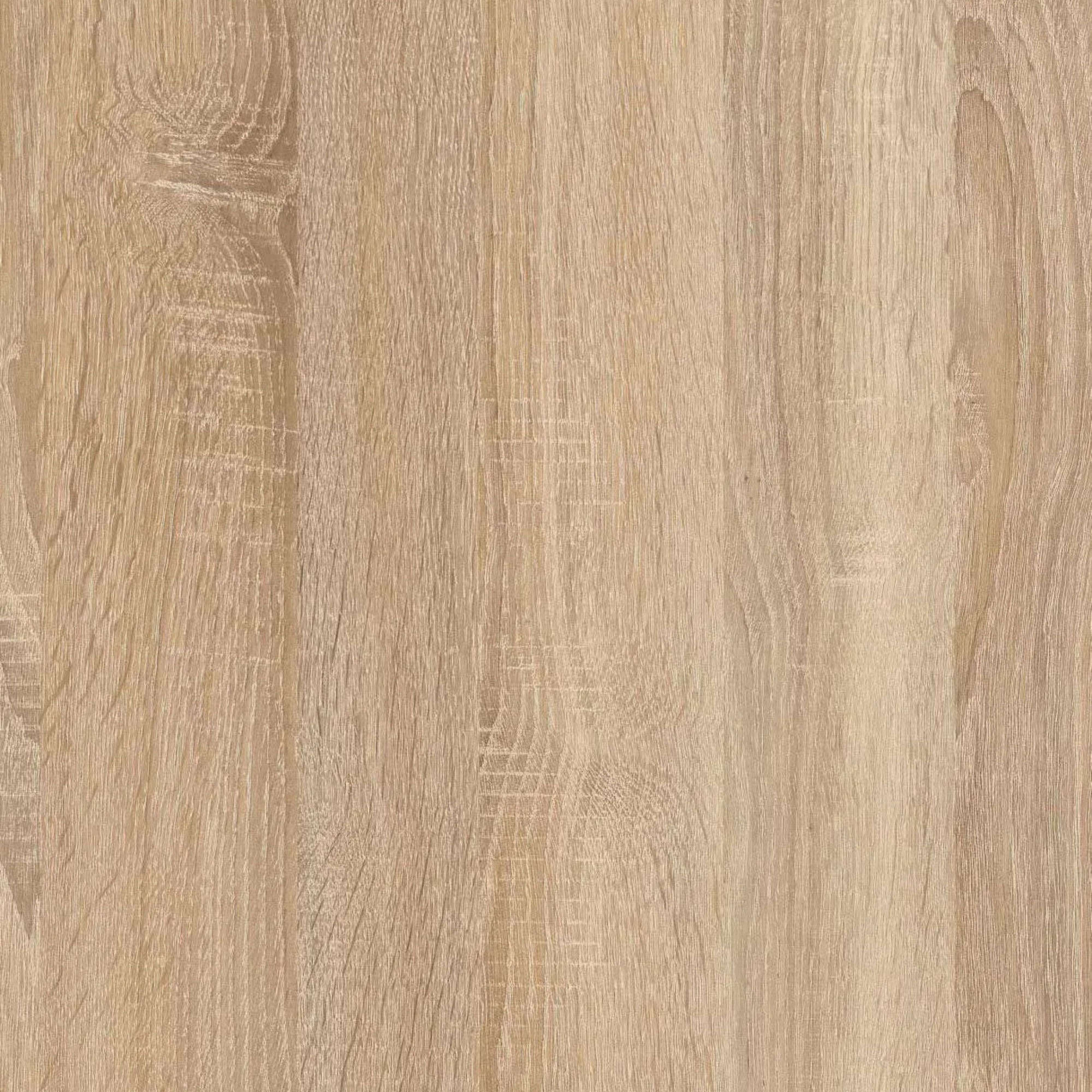 Un primer plano de una veta de madera de color marrón claro con líneas verticales.