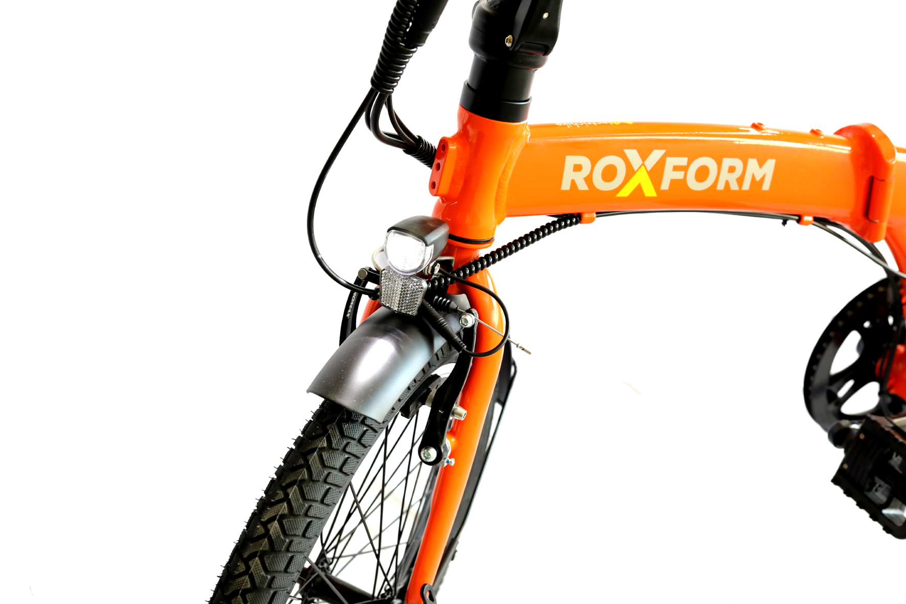 ROXFORM Venüs Eco Elektrikli Katlanabilir Bisiklet 7.8AH Turuncu