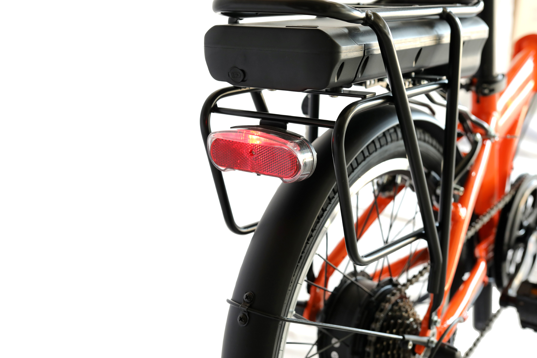ROXFORM Venüs Eco Elektrikli Katlanabilir Bisiklet 7.8AH Turuncu