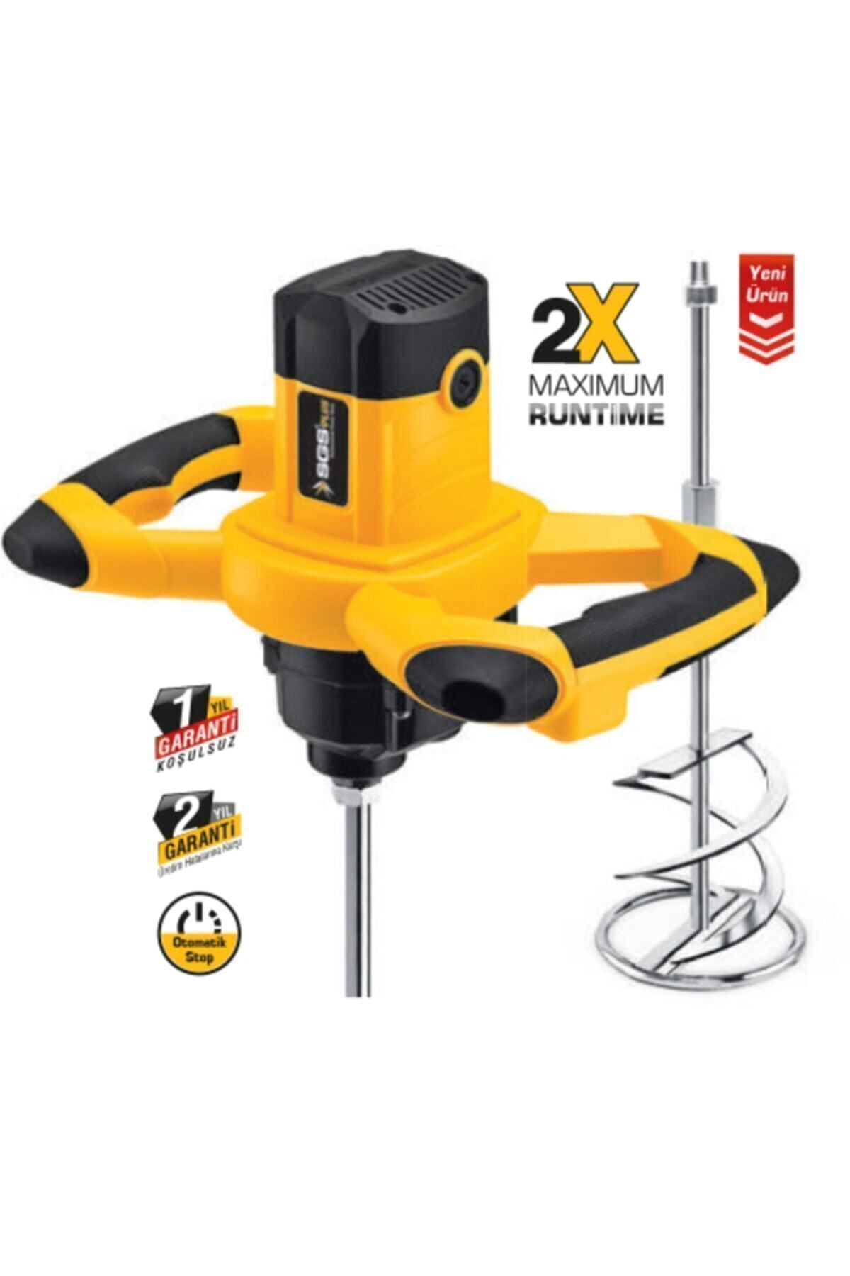 SGS-5099 Profesyonel Karıştırıcı Mixer 1600 W Boya Ve Harç Karıştırıcı