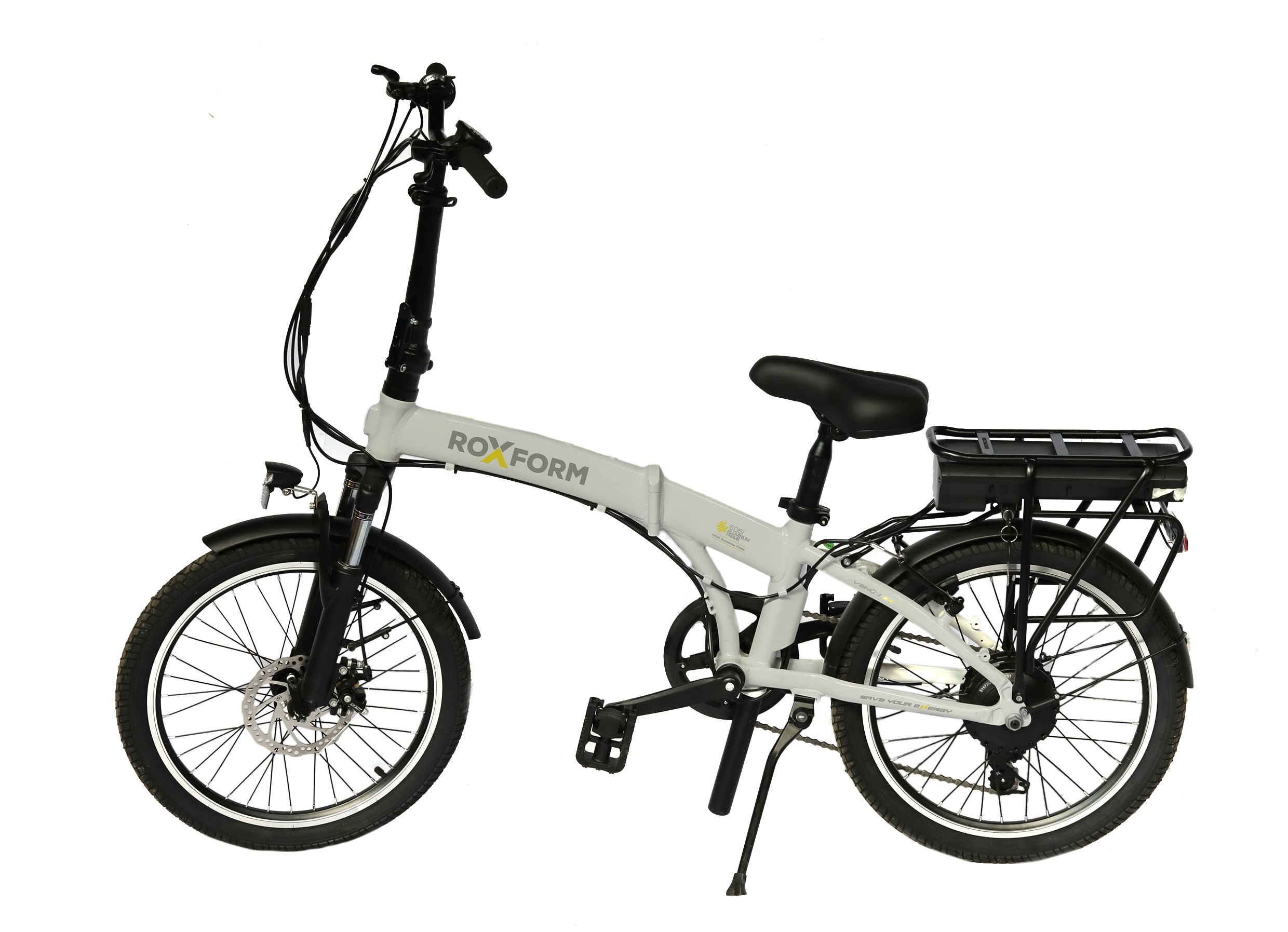 ROXFORM Venüs 20" Elektrikli Bisiklet - Şehir İçi Kullanım için İdeal, Uzun Menzil E-bike beyaz
