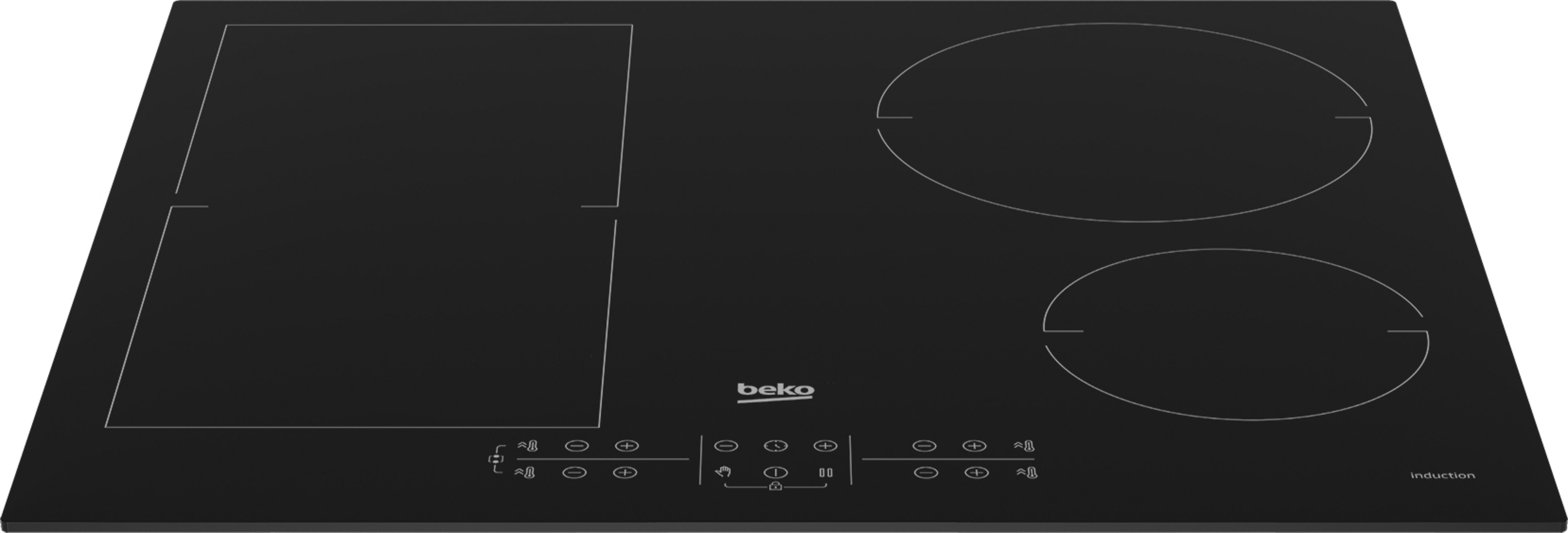 Piano Cottura Beko HII64200SFMT Ad Induzione Con 4 Fuochi Nero