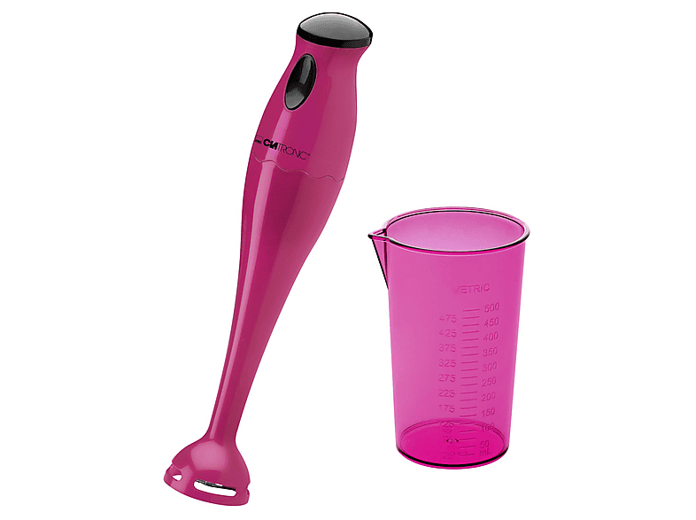 CLATRONIC SM 3577 STABMIXER 180W PINK Stabmixer mit Mixbehälter Rosa ...