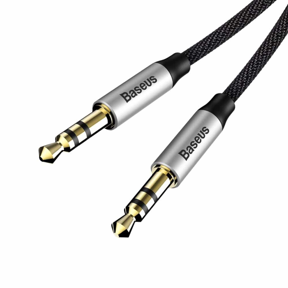 Kabel audio Baseus z dwoma złączami jack 3,5 mm.