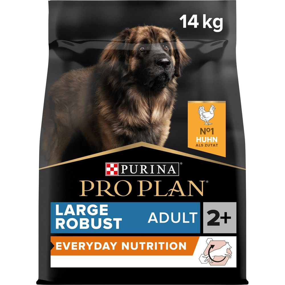 Hundefuttertasche mit einem Leonberger, 14 kg, Huhn als Zutat.