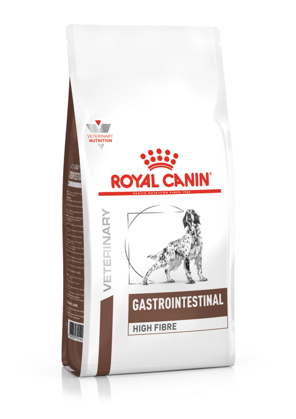 Bolsa de comida Royal Canin para perros: GASTROINTESTINAL HIGH FIBRE.