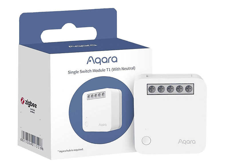 AQARA T1 Nötrlü SSM-U01 Apple Home Destekli Akıllı Duvar İçi Anahtar Röle Beyaz