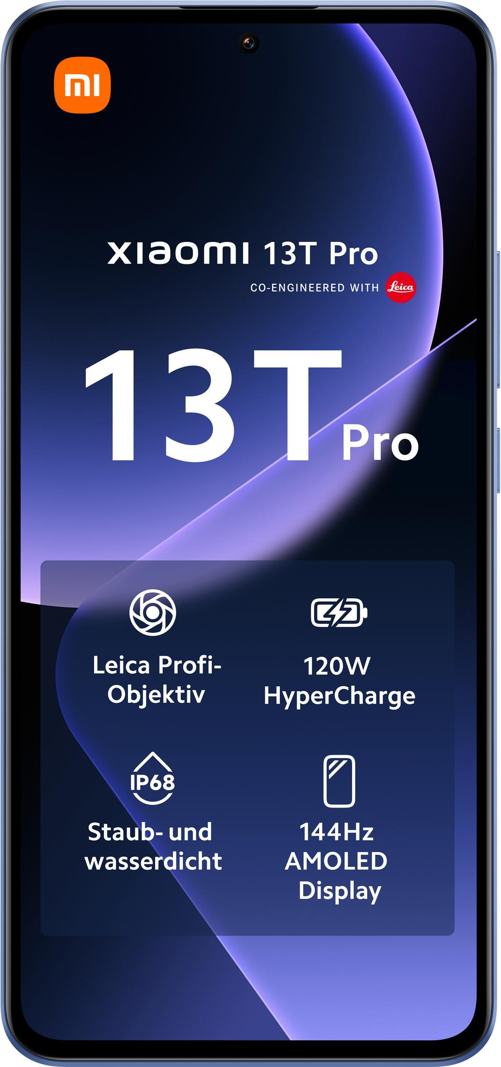 Xiaomi 13T Pro z obiektywem Leica, HyperCharge 120W, IP68, AMOLED 144Hz.
