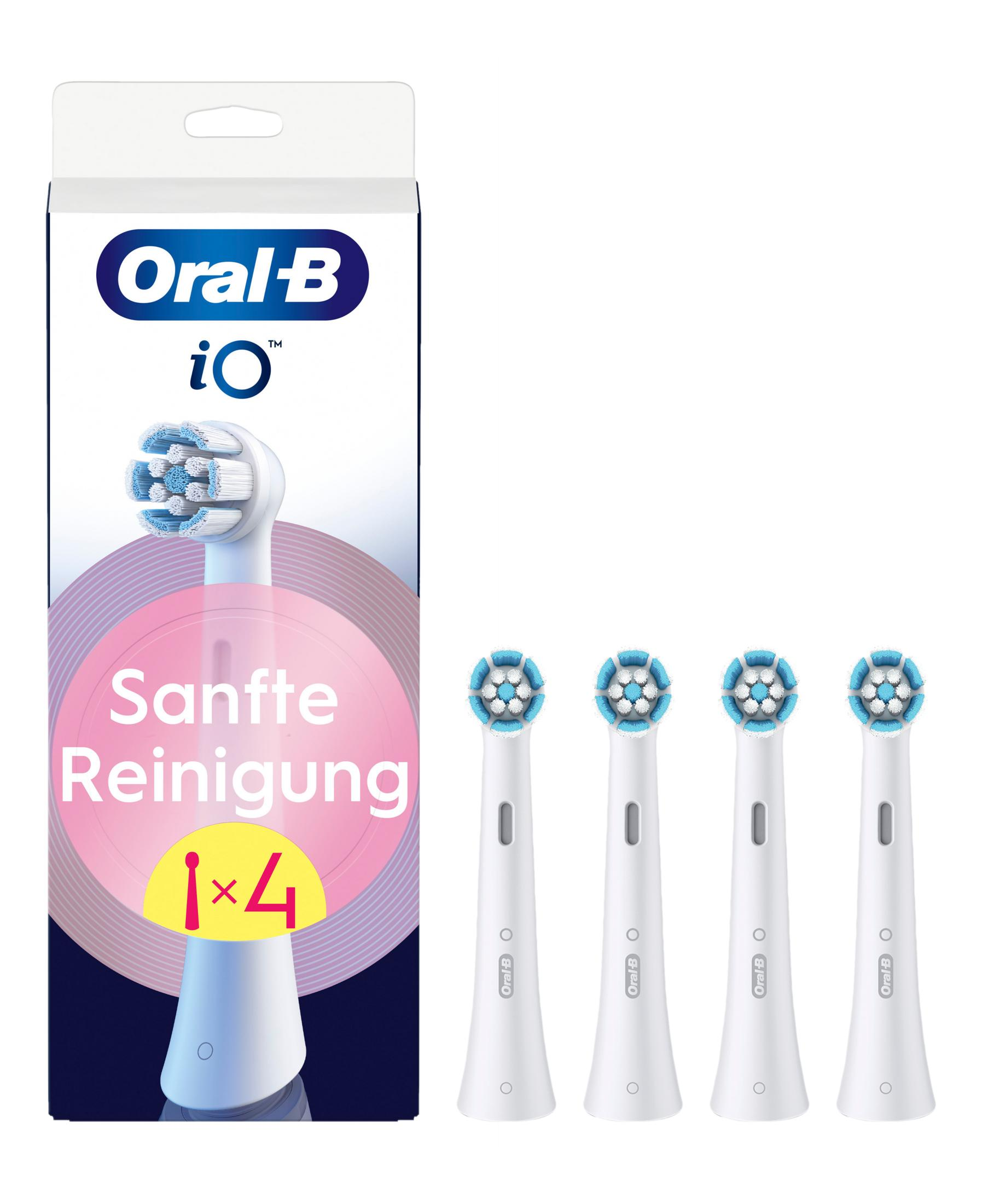 Packung Oral-B iO Zahnbürstenköpfe Sanfte Reinigung, 1x4.