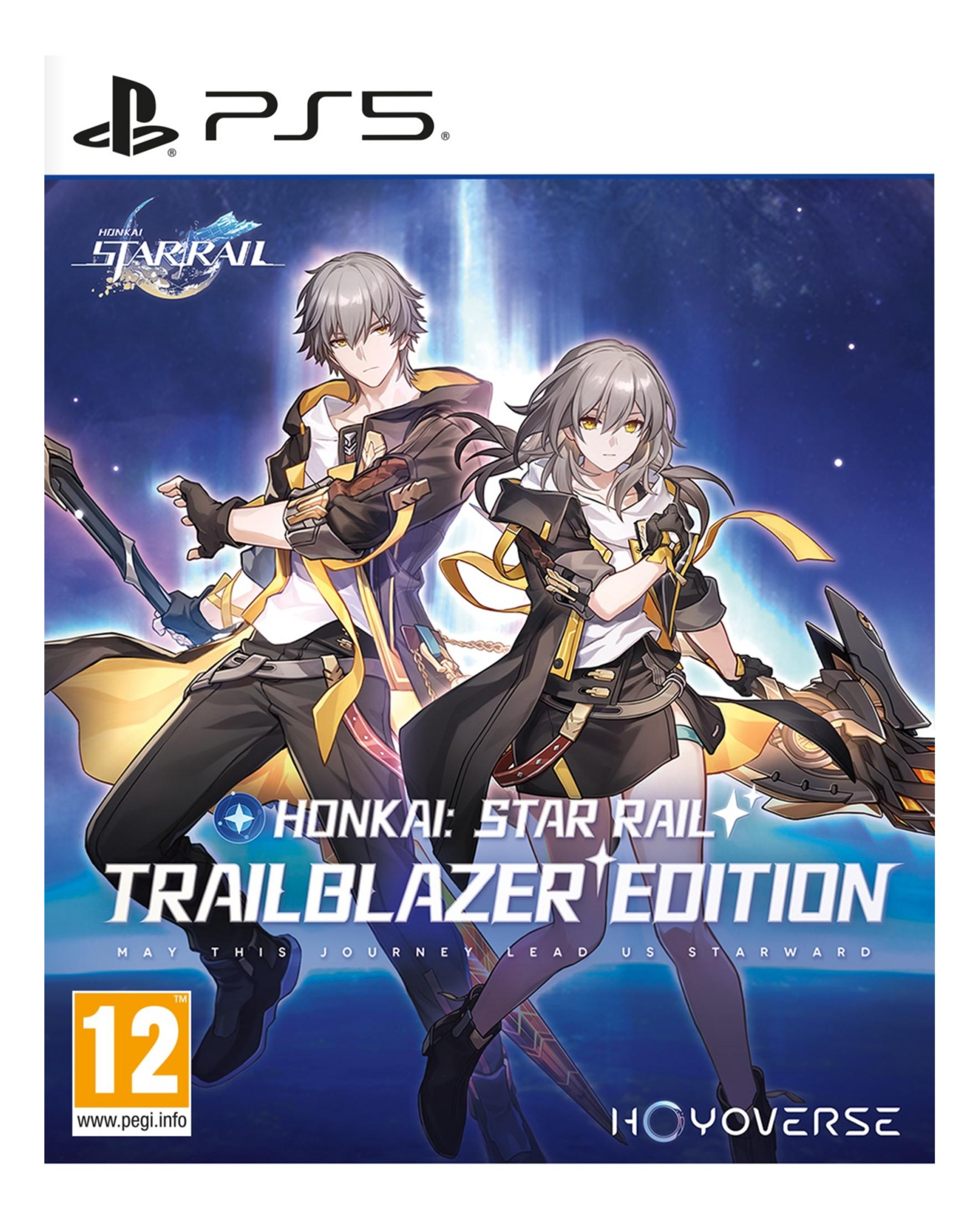 Copertina gioco PS5: Due personaggi anime davanti a cielo stellato.