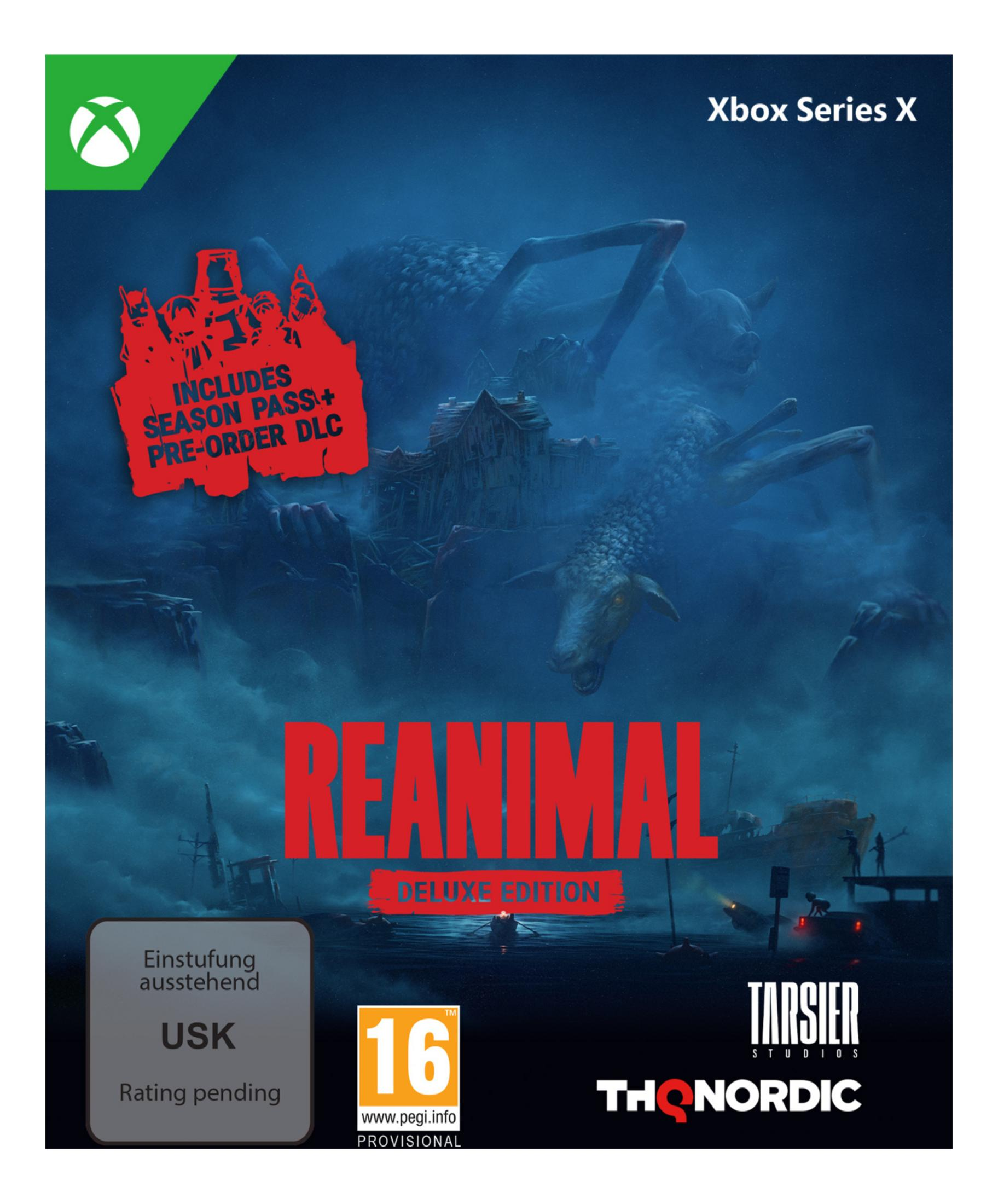 Copertina Xbox Series X con mostro e titolo del gioco.