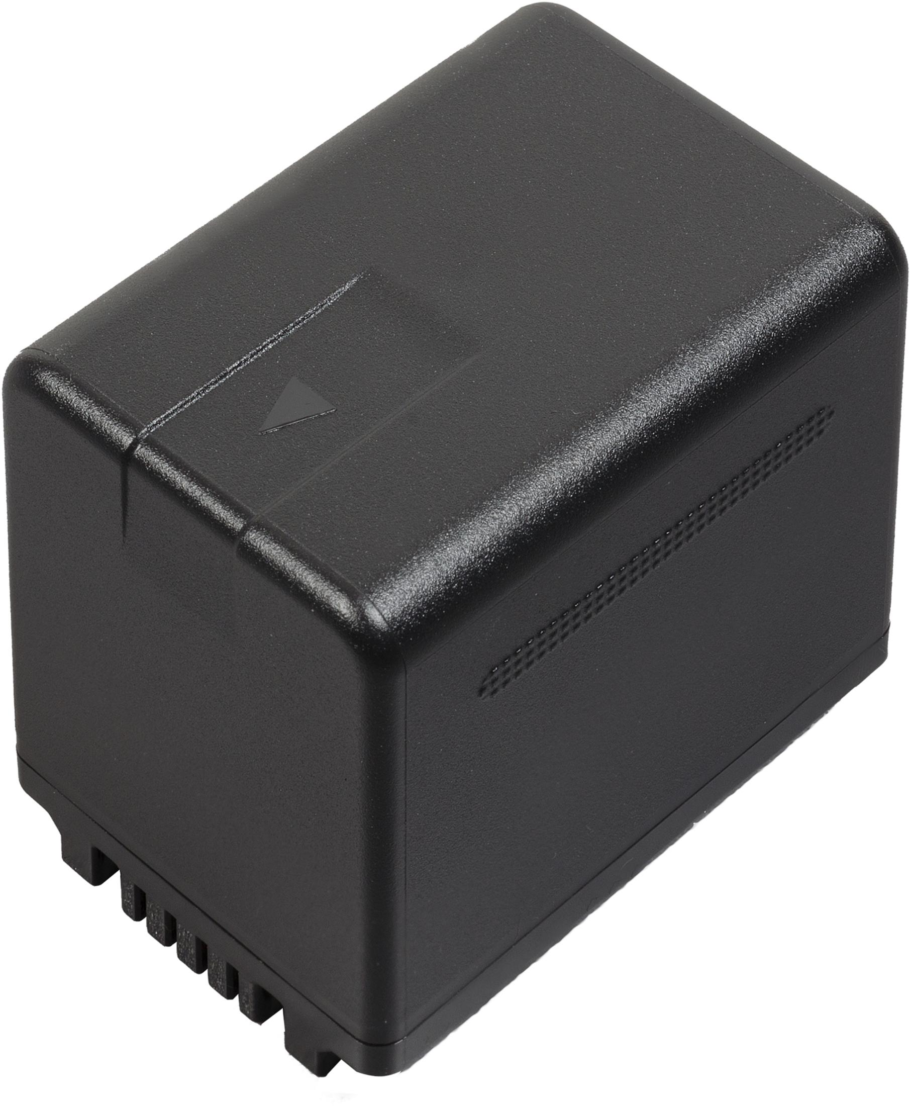 Batterie noire avec symbole triangle et fentes de ventilation.
